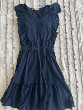 LOFT | Dresses | Loft Green And Black Plaid Mini Dress | Poshmark